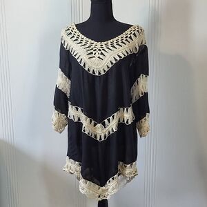 Altar'd State Crocheted Blouse 